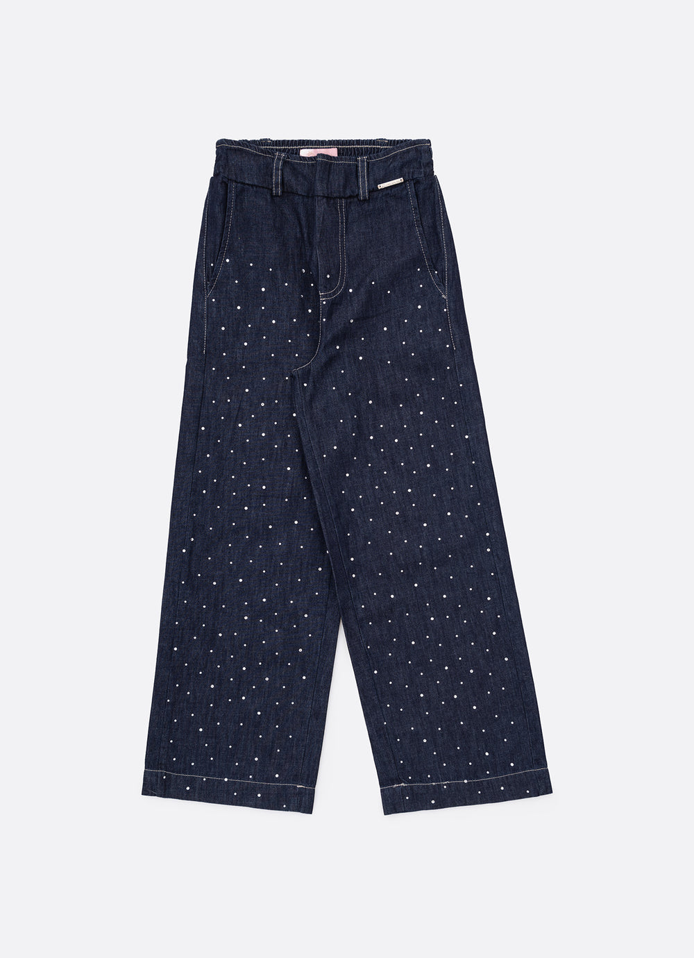 Conjunto Infantil Camisa e Calça Jeans & Cristais - Pituchinhus