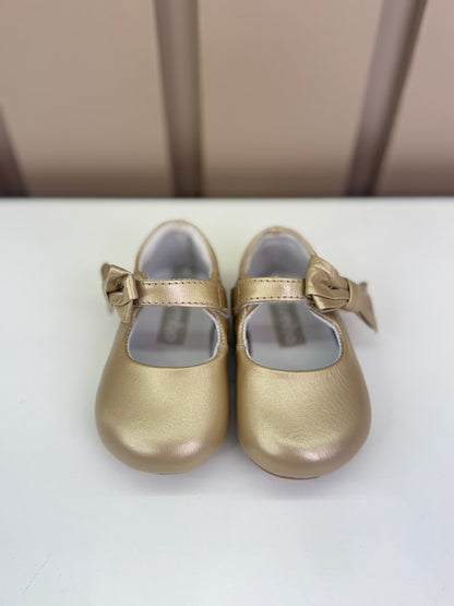 Sapatilha Bebê Stylish Glitter Champagne - Gambo