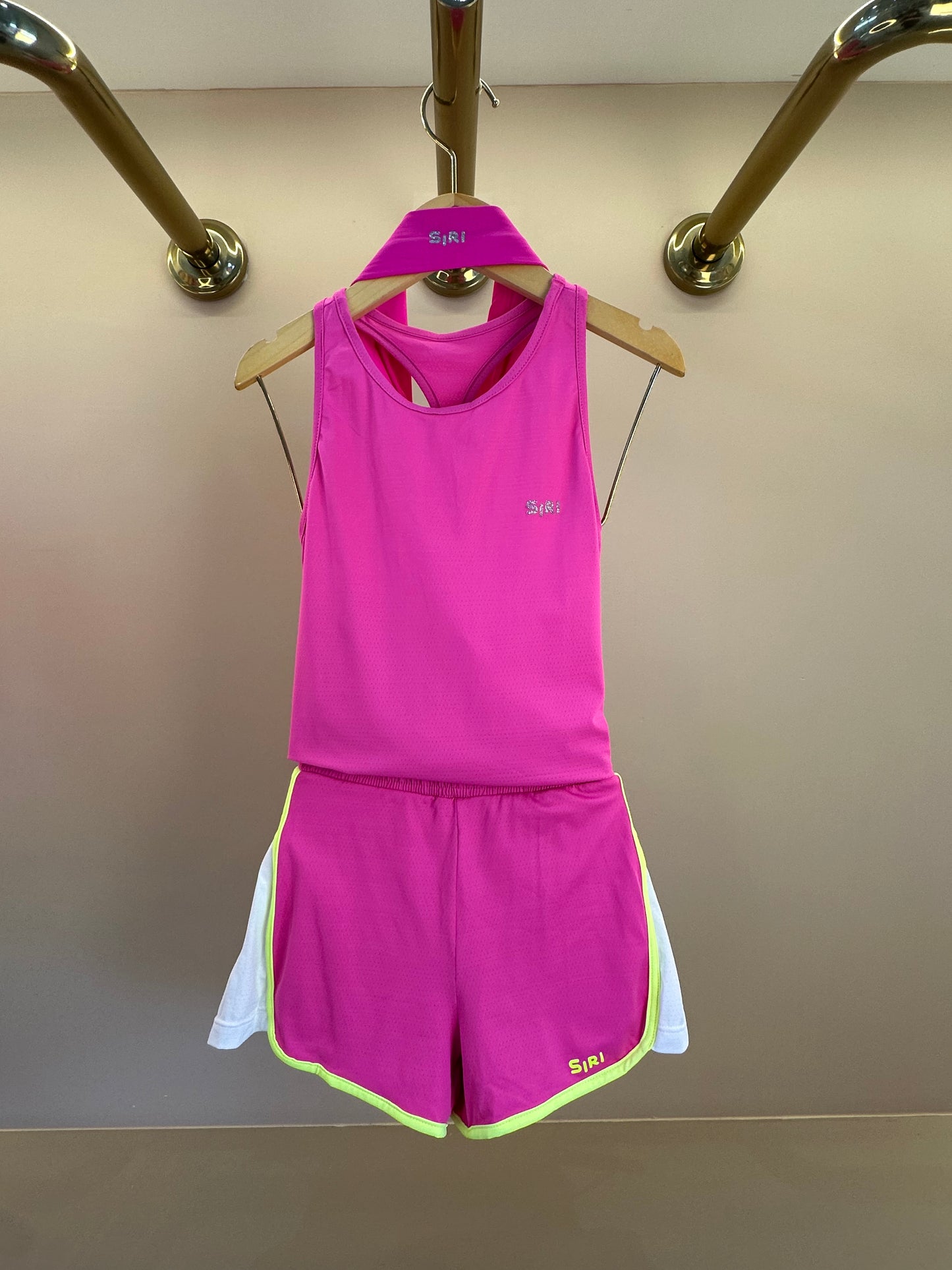 Conjunto Infantil Regata Sara Dry e Shorts Sara Dry Badminton - Siri Sport