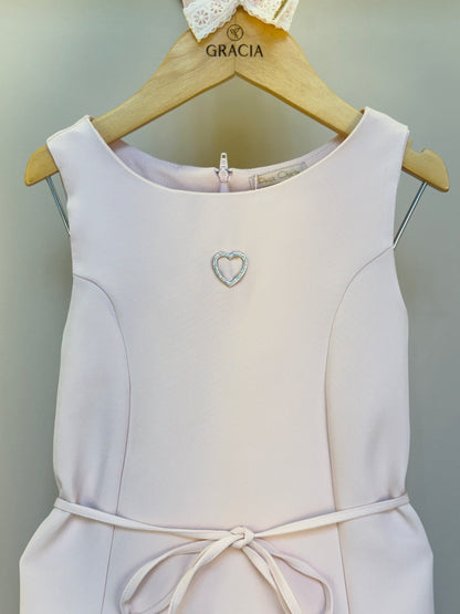 Vestido Infantil Afaiataria com Laço e Tule - Petit Cherie