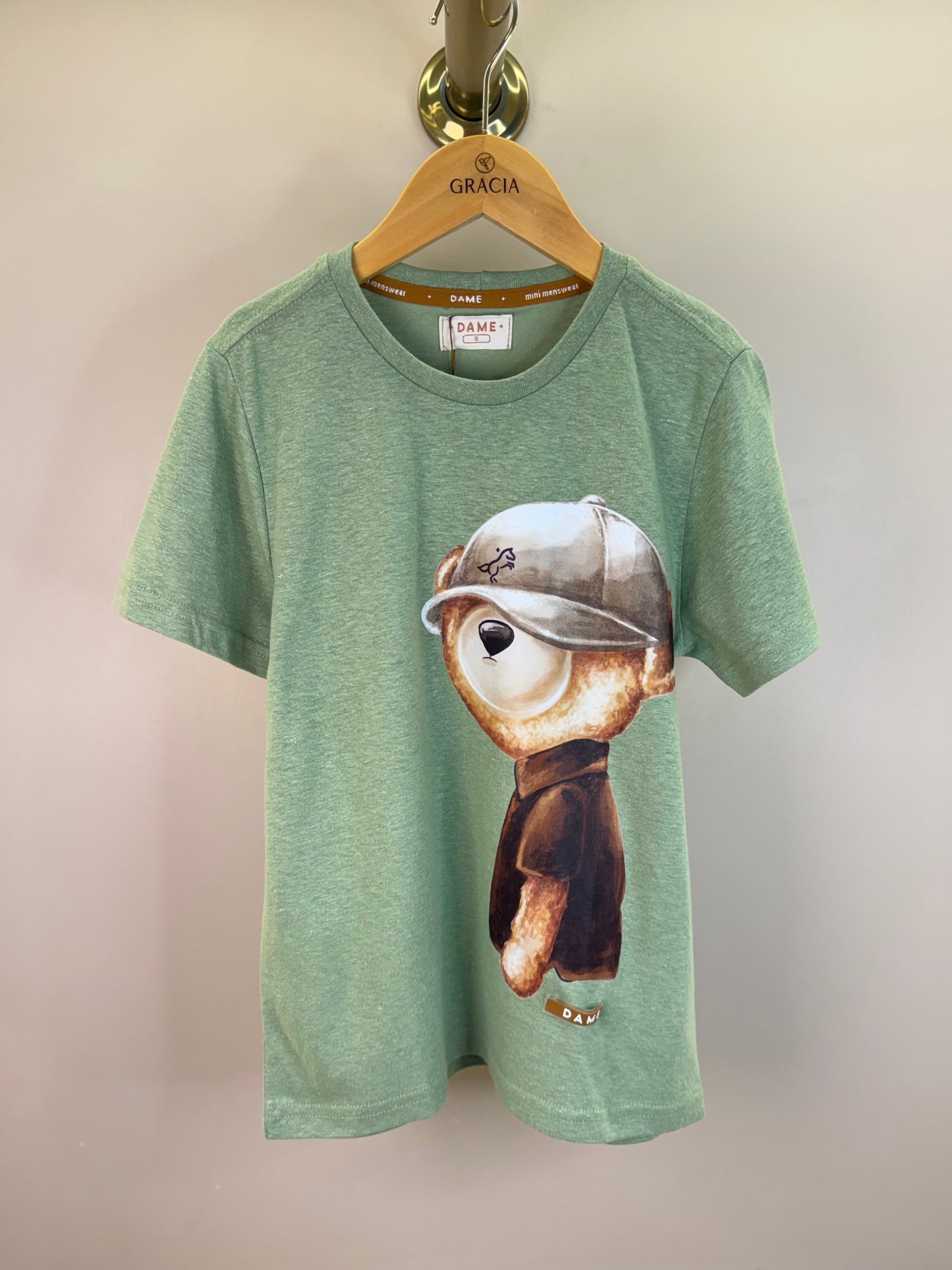 Camiseta Canhamo Urso Óregano - Dame