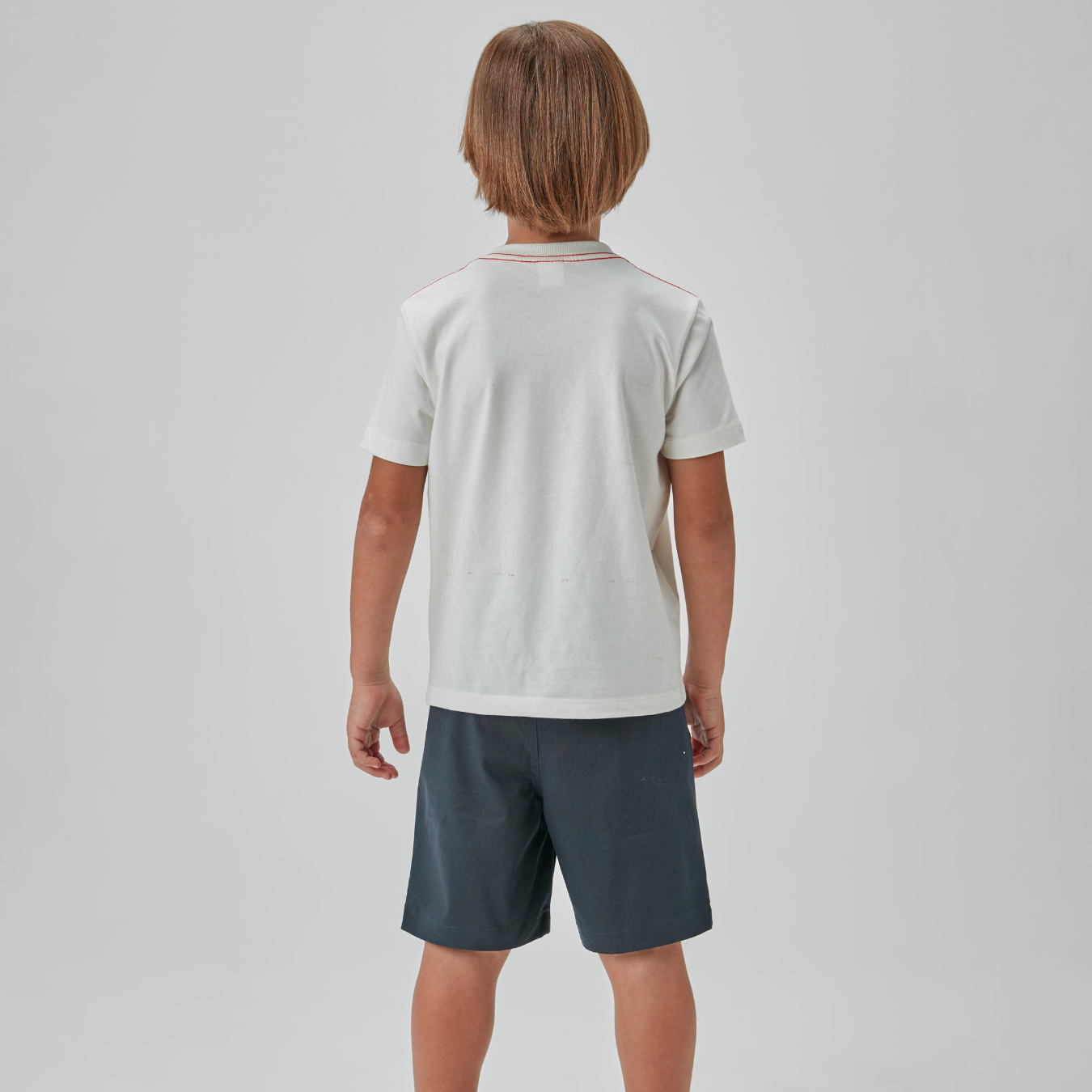Conjunto Infantil Camiseta Algodão Big Wave e Shorts Azul - Beabá PRÉ-VENDA