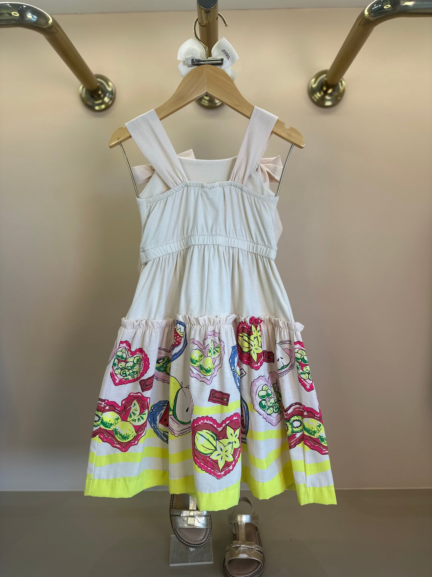 Vestido Infantil Laços & Frutas - Animê