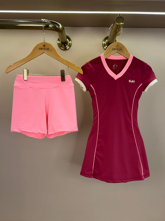 Vestido Infantil Laura Brincadeira Romã - Siri Sport