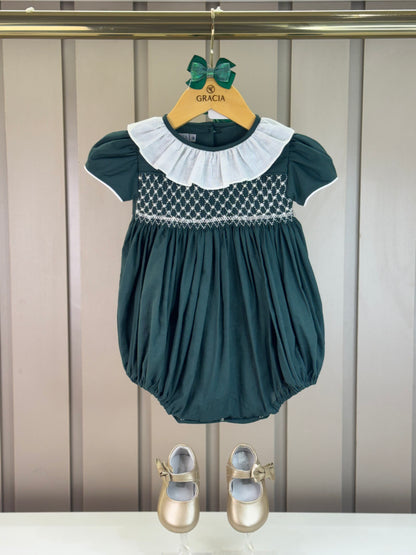 Pimpão Bebê Clássico Algodão Verde Musgo - Gracia