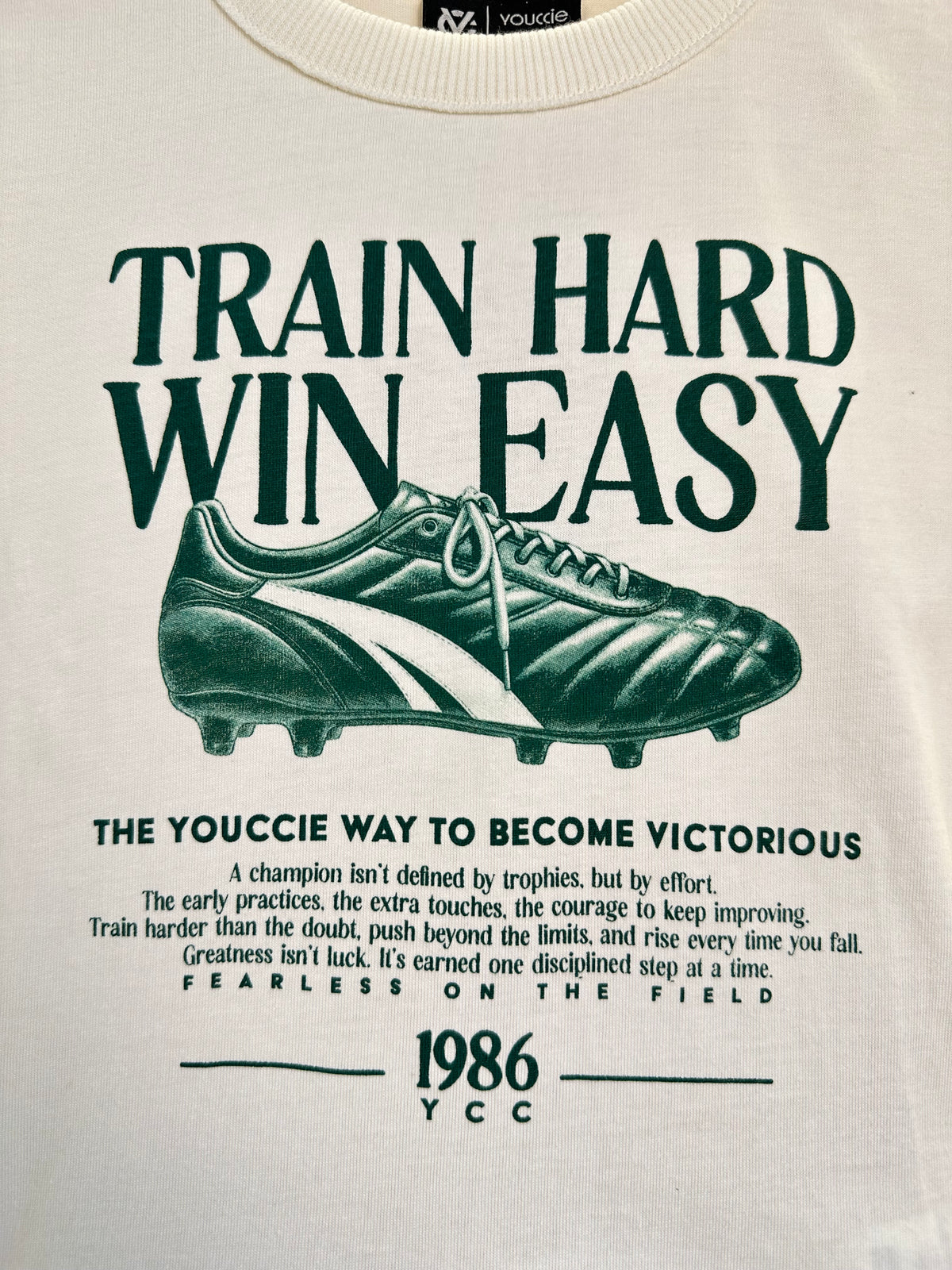 Conjunto Infantil T - Shirt Train Hard e Bermuda - Youccie