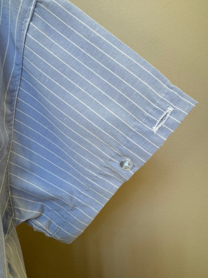 Conjunto Infantil  Saia Com Detalhes  Camisa Listrada Blusa Branca - Gabriela Aquarela
