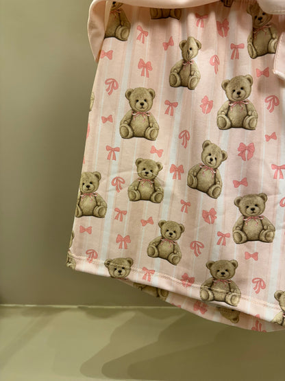 Pijama Teen Blusa e Short Rosa Claro - Vic Vick