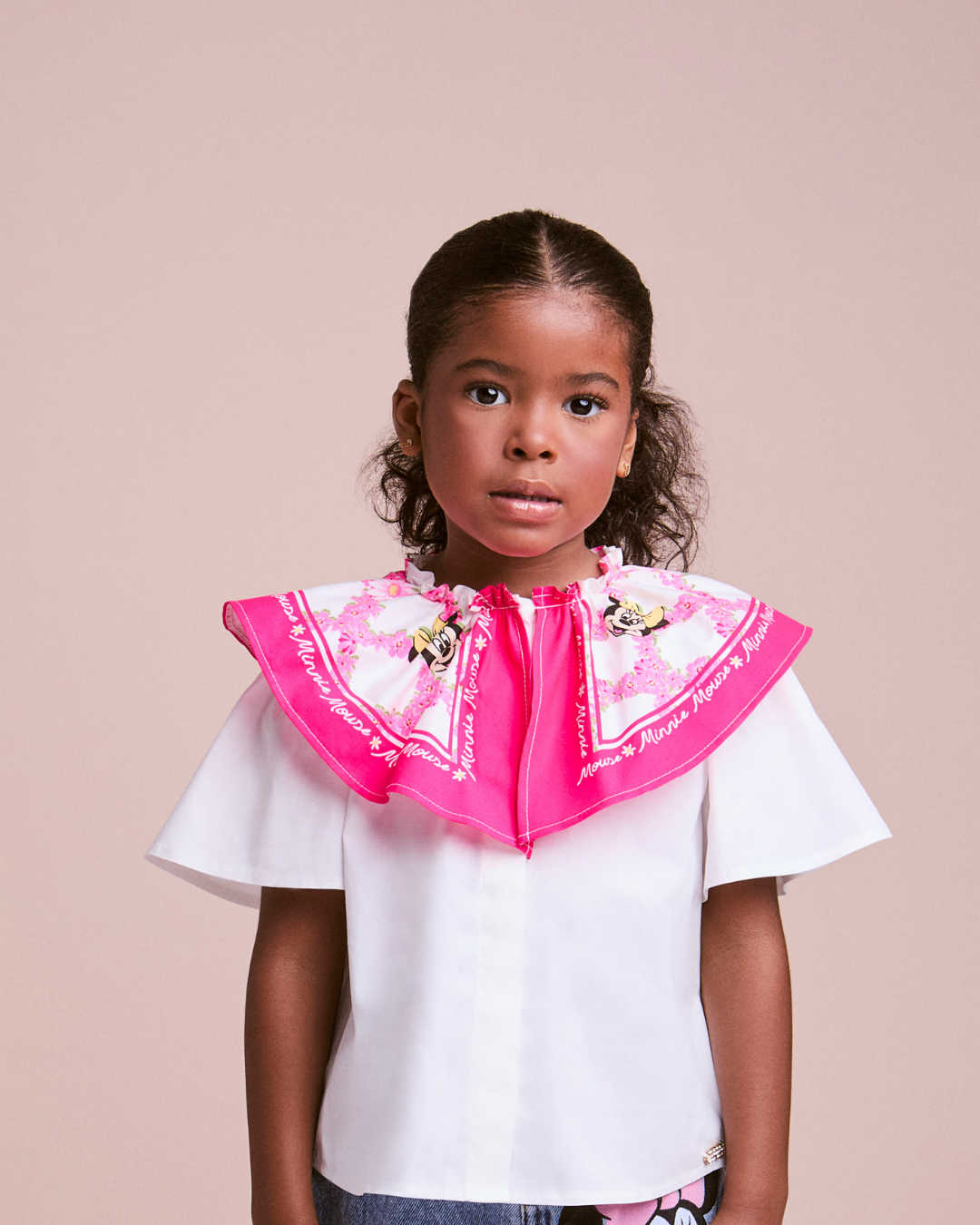 Camisa Infantil Maxi Gola Minnie - Animê