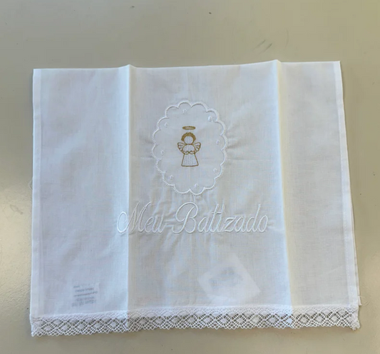 Toalha Infantil Batizado Anjo - Roana