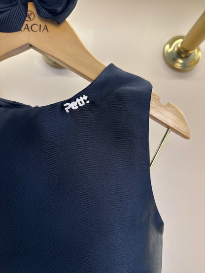 Conjunto Infantil Zibeline Blusa e Saia Babado Preto - Petit Cherie