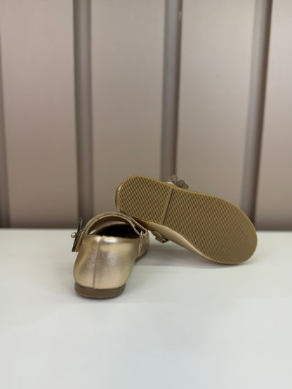 Sapatilha Infantil Heloísa Dourada - Gracia