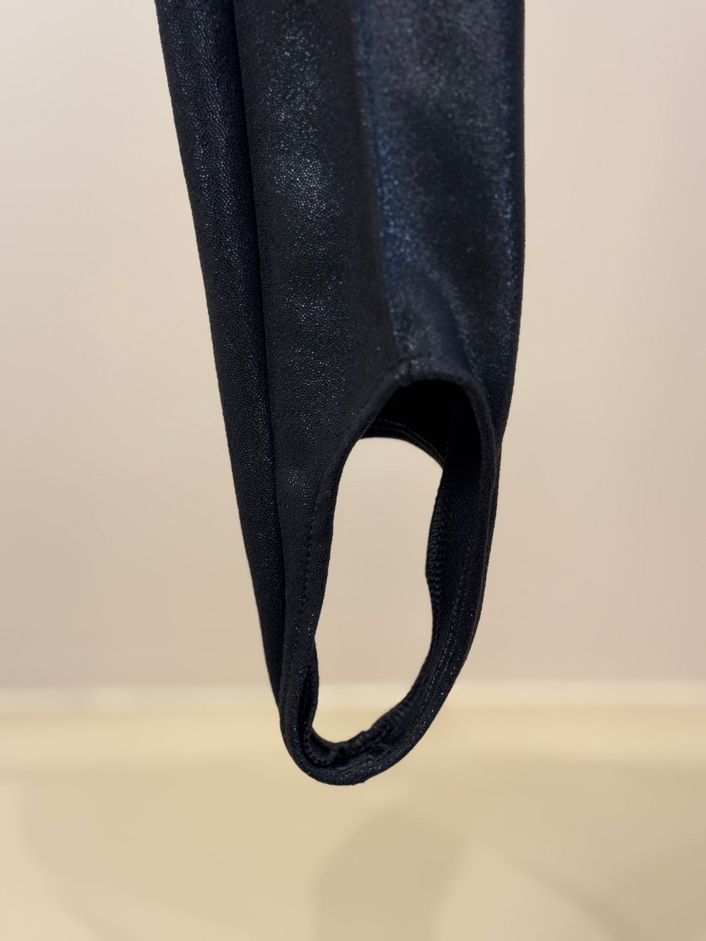 Calça Infantil Montaria com Pezinho Preta - Animê