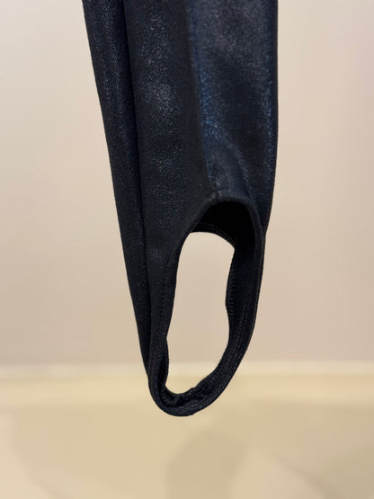 Calça Infantil Montaria com Pezinho Preta - Animê