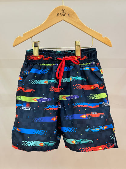 Shorts Infantil Bruno Est. Race - Siri Kids