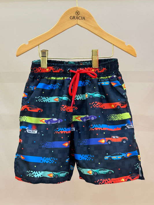 Shorts Infantil Bruno Est. Race - Siri Kids