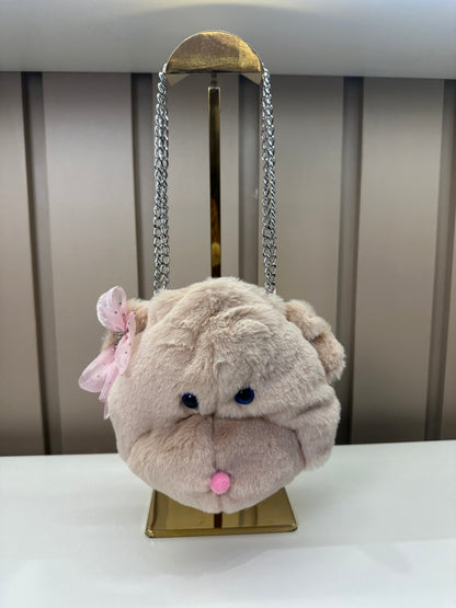 Bolsa Infantil Ursinho Teddy Bege - Gabriela Aquarela