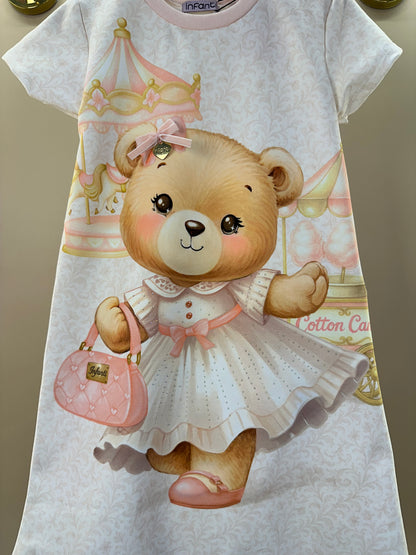 Vestido Infantil Ursa Carrossel - Infanti