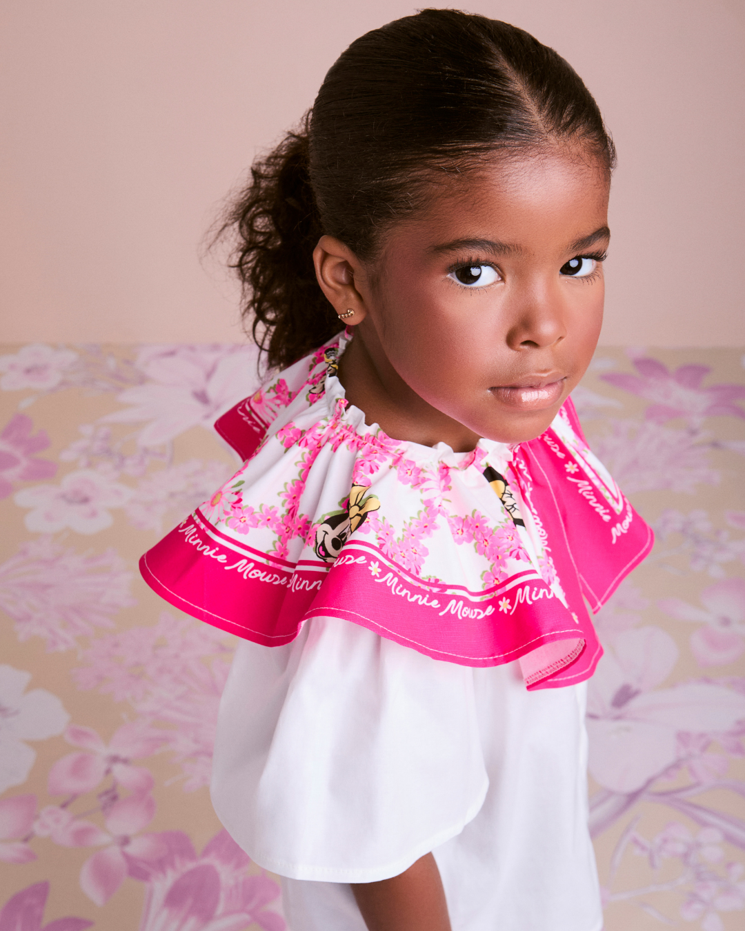 Camisa Infantil Maxi Gola Minnie - Animê