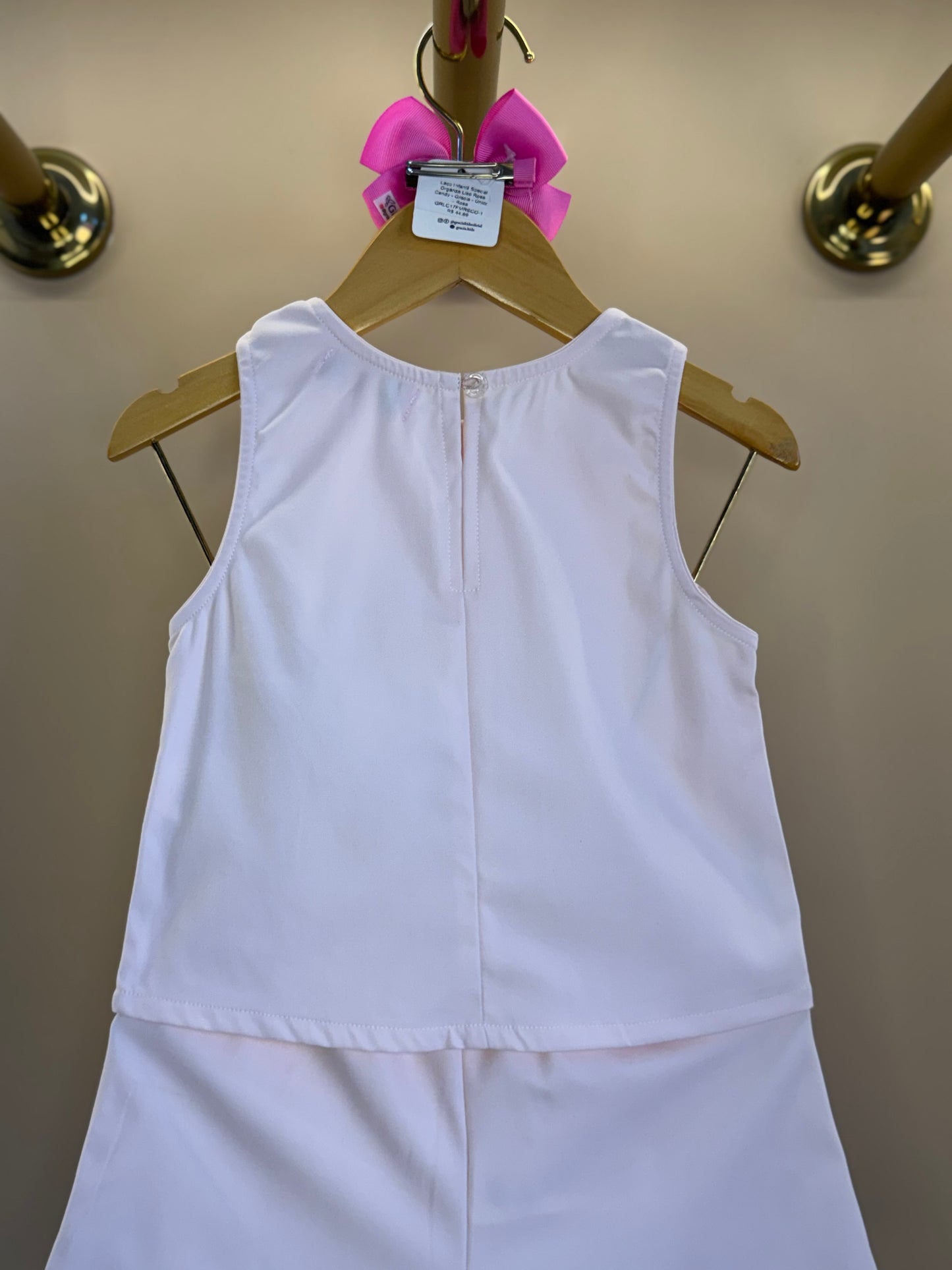 Conjunto Infantil Blusa e Shorts Bege Florestinha Colorida - Mon Sucré