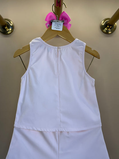Conjunto Infantil Blusa e Shorts Bege Florestinha Colorida - Mon Sucré