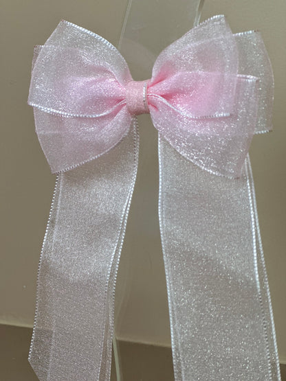 Laço Infantil Special Alongado All Organza Rosa Claro - Gracia