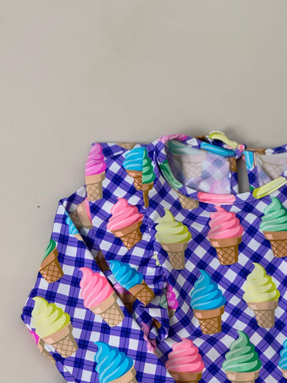 Body Bebê Jaque Ice Cream - Siri Kids