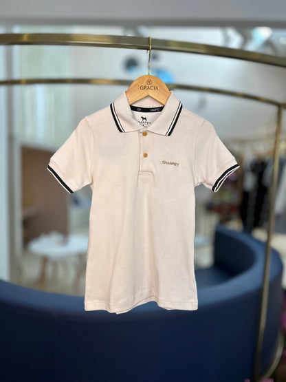 Camisa Polo Infantil Clássica Suedine Off - Charpey