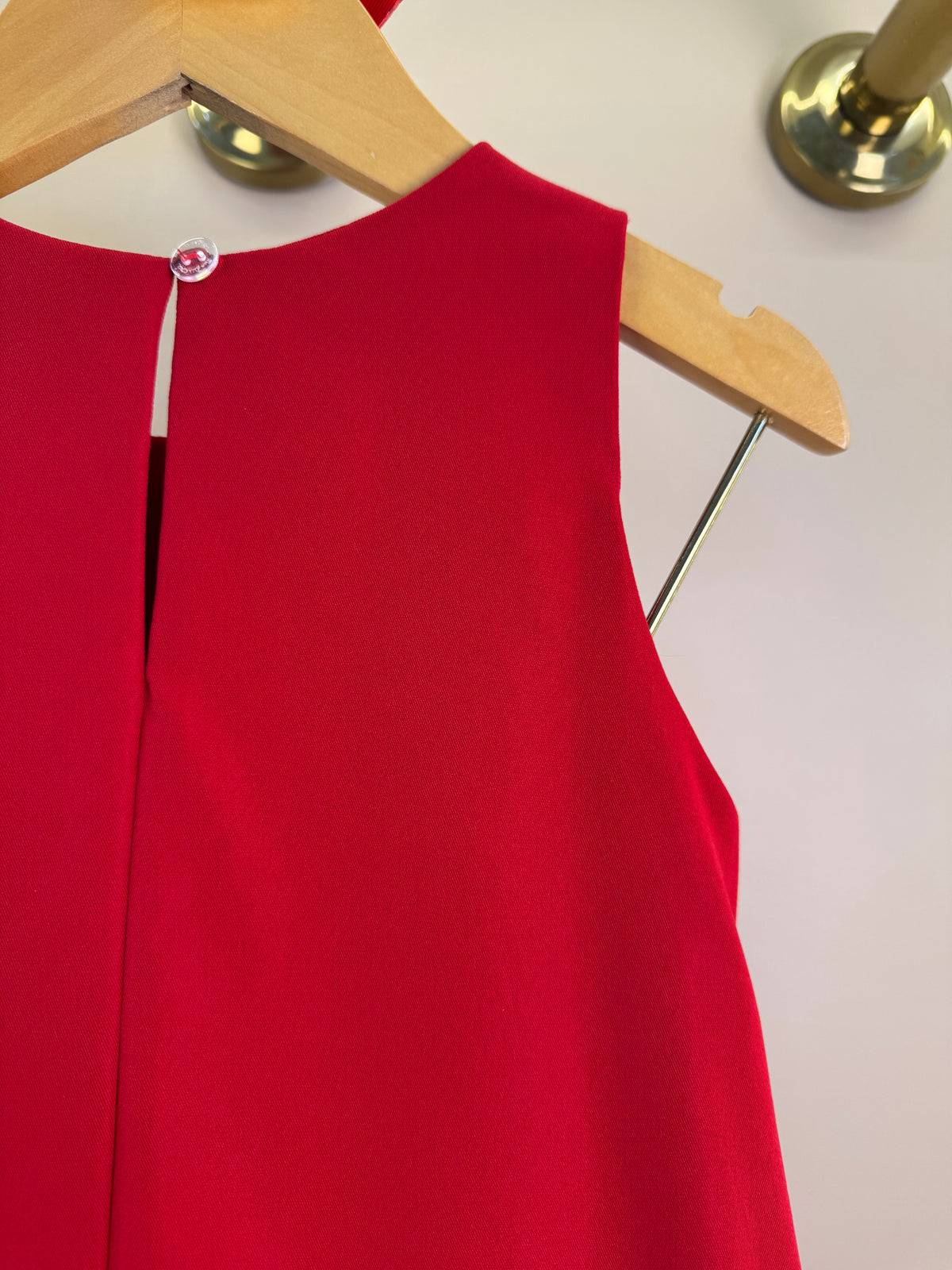 Vestido Infantil Laço Lateral Barra Em Tule Vermelho - Mon Sucre