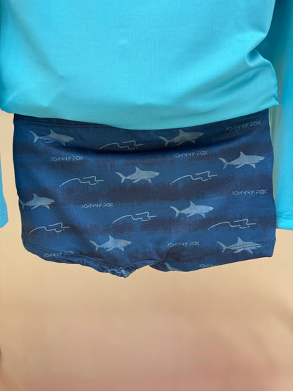 Conjunto Infantil Blusa Manga Longa Solar e Sunga Aquarius - Little Johnny