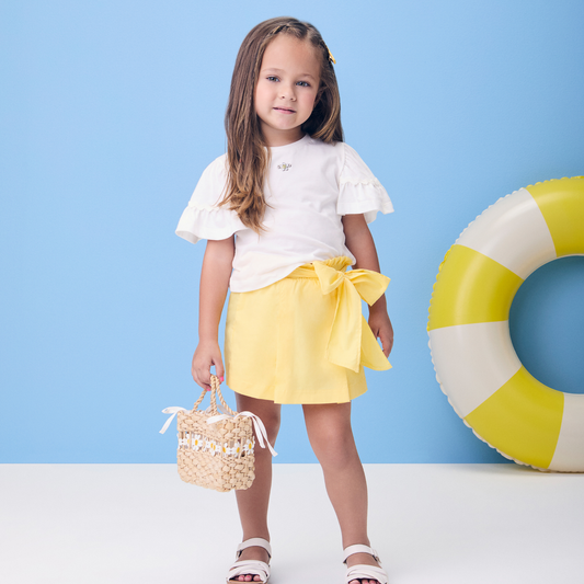 Conjunto Infantil Blusa e Shorts Petit Sunny - Momi PRÉ-VENDA