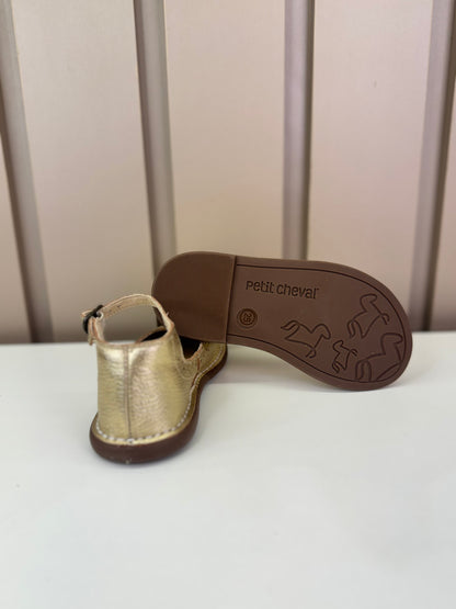 Sapato Infantil Patinete Doré - Petit Cheval