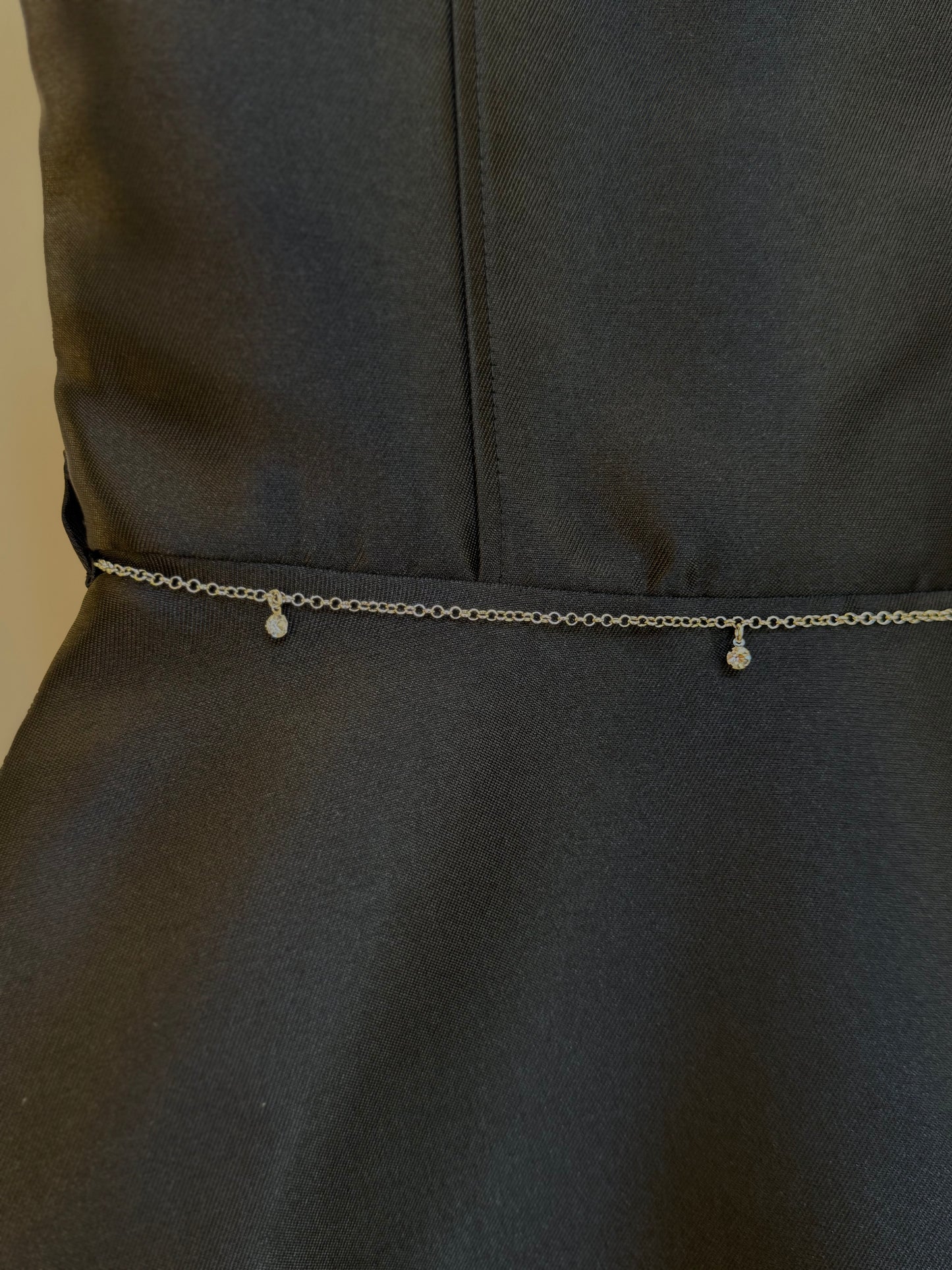 Vestido Infantil Zibeline com Cinto de Corrente - Petit Cherie