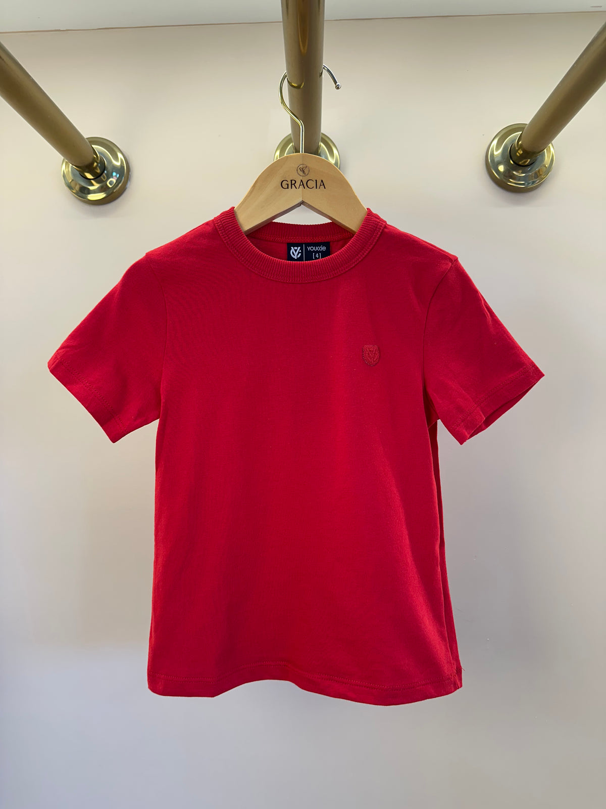Camiseta Infantil Essentials Vermelha - Youccie