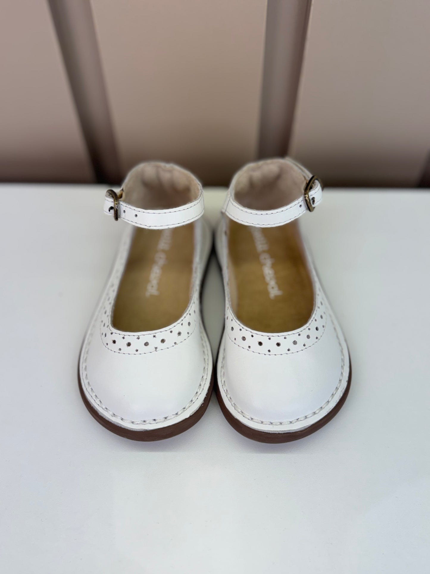 Sapato Infantil Patinete Branco - Petit Cheval
