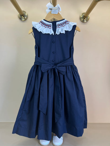 Vestido Infantil Clássico Algodão Beatriz Marinho - Gracia