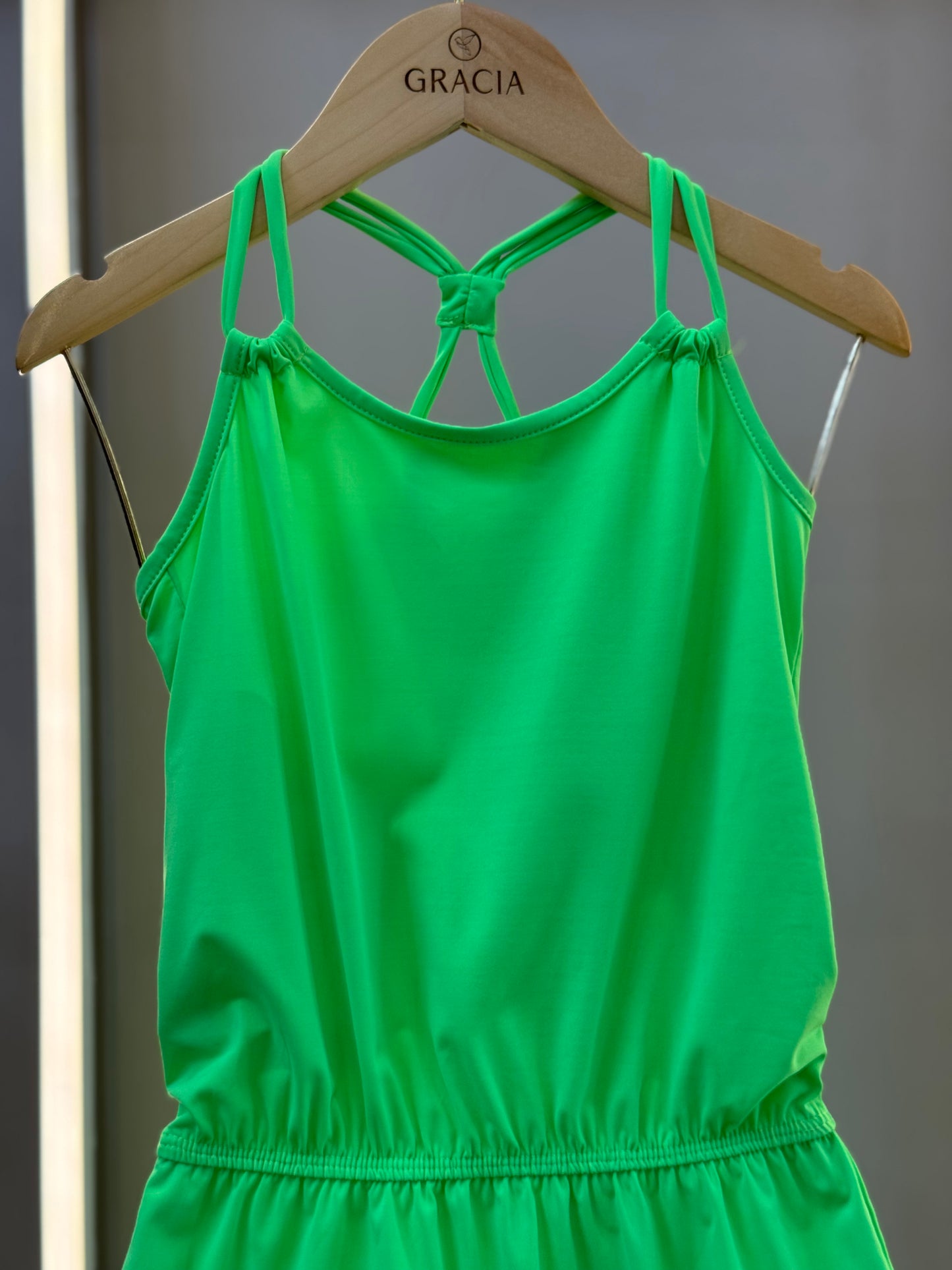 Vestido Infantil Cris Verde - Siri Kids