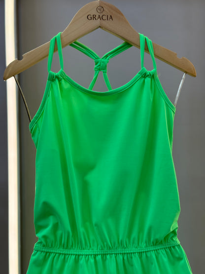 Vestido Infantil Cris Verde - Siri Kids