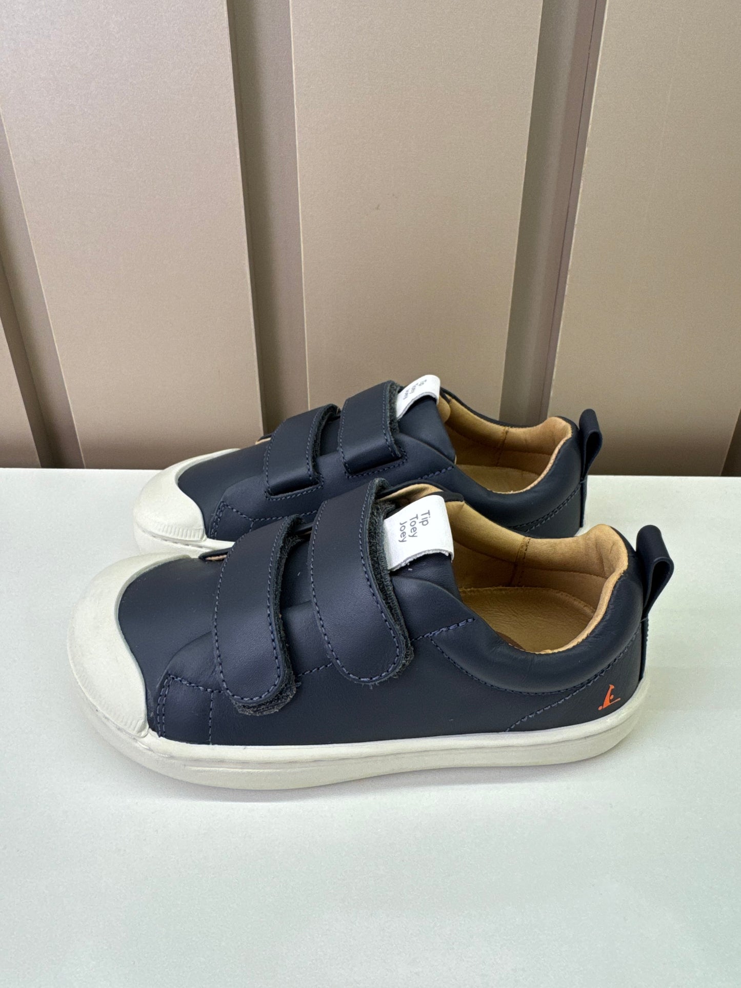 Tênis Infantil Couro Ramp Navy White - Tip Toey Joey
