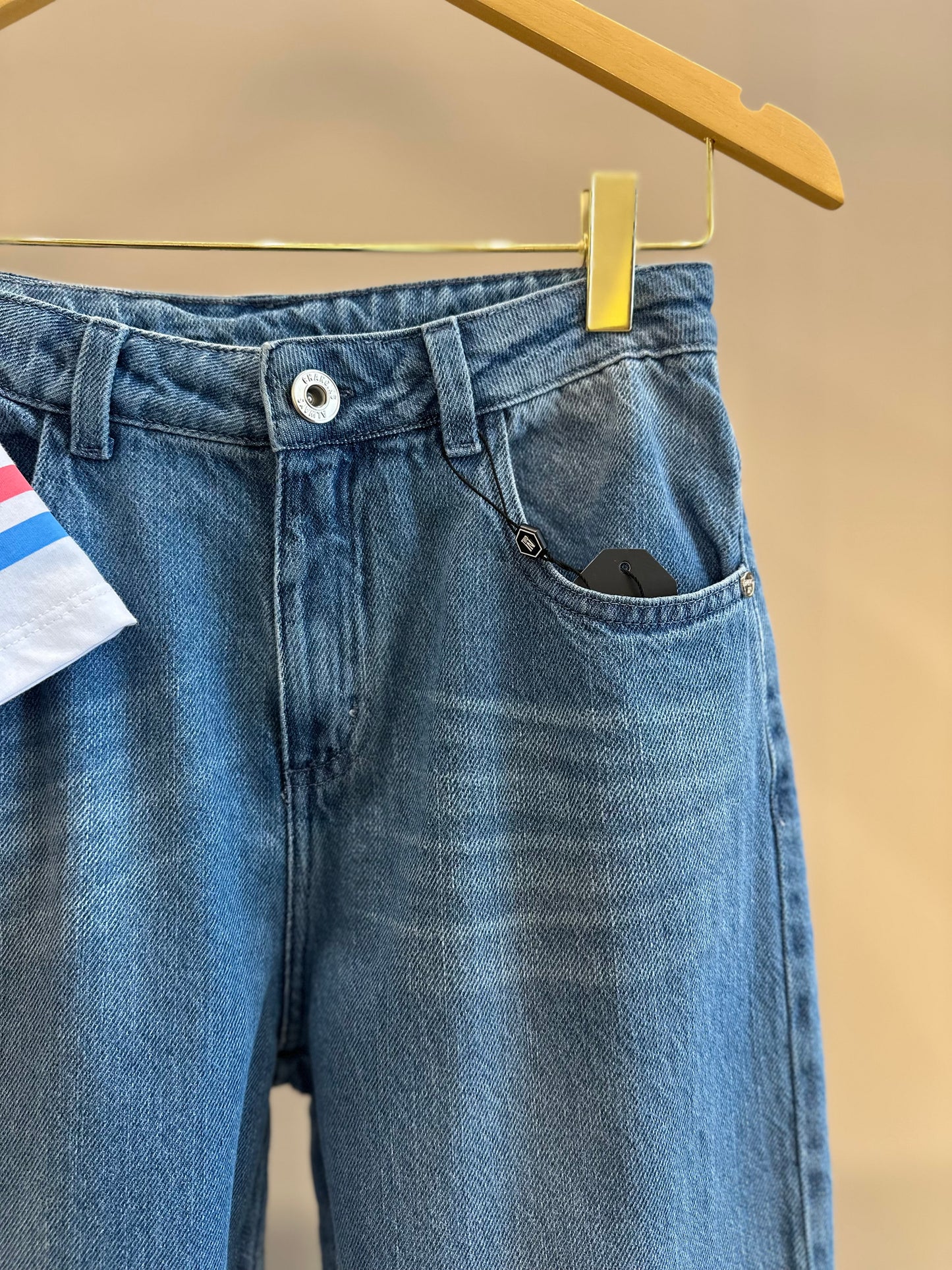Conjunto Teen Camiseta Oversized e Calça Jeans - Two In