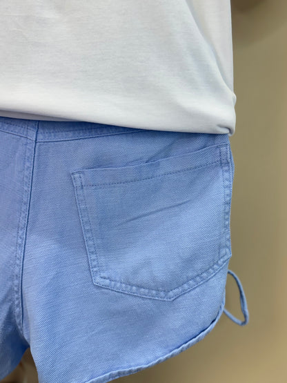 Conjunto Teen Camisa Oversized e Shorts com Amarração - Two In
