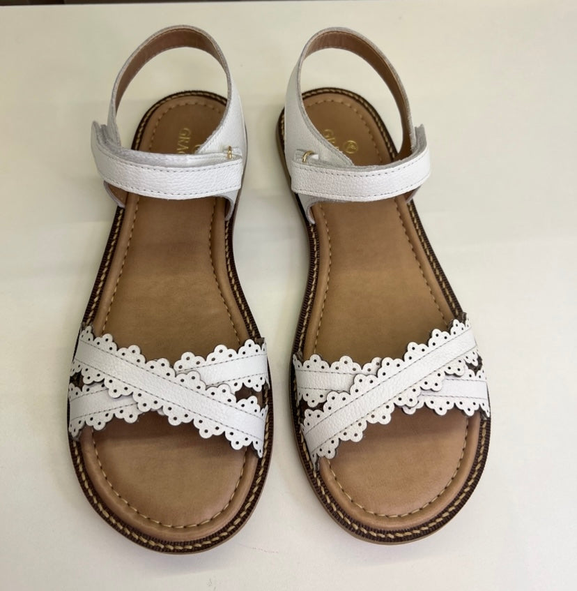 Sandália Infantil Valentina Branca - Gracia