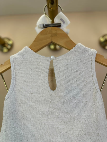 Vestido Infantil Jumper Tweed Leve de Algodão - Beabá