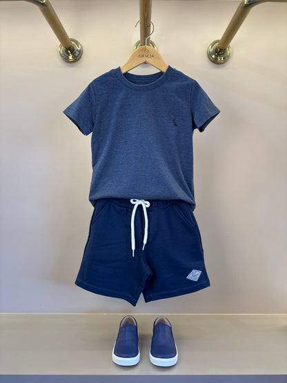 Camiseta Infantil SM Paris Marinho - Reserva Mini
