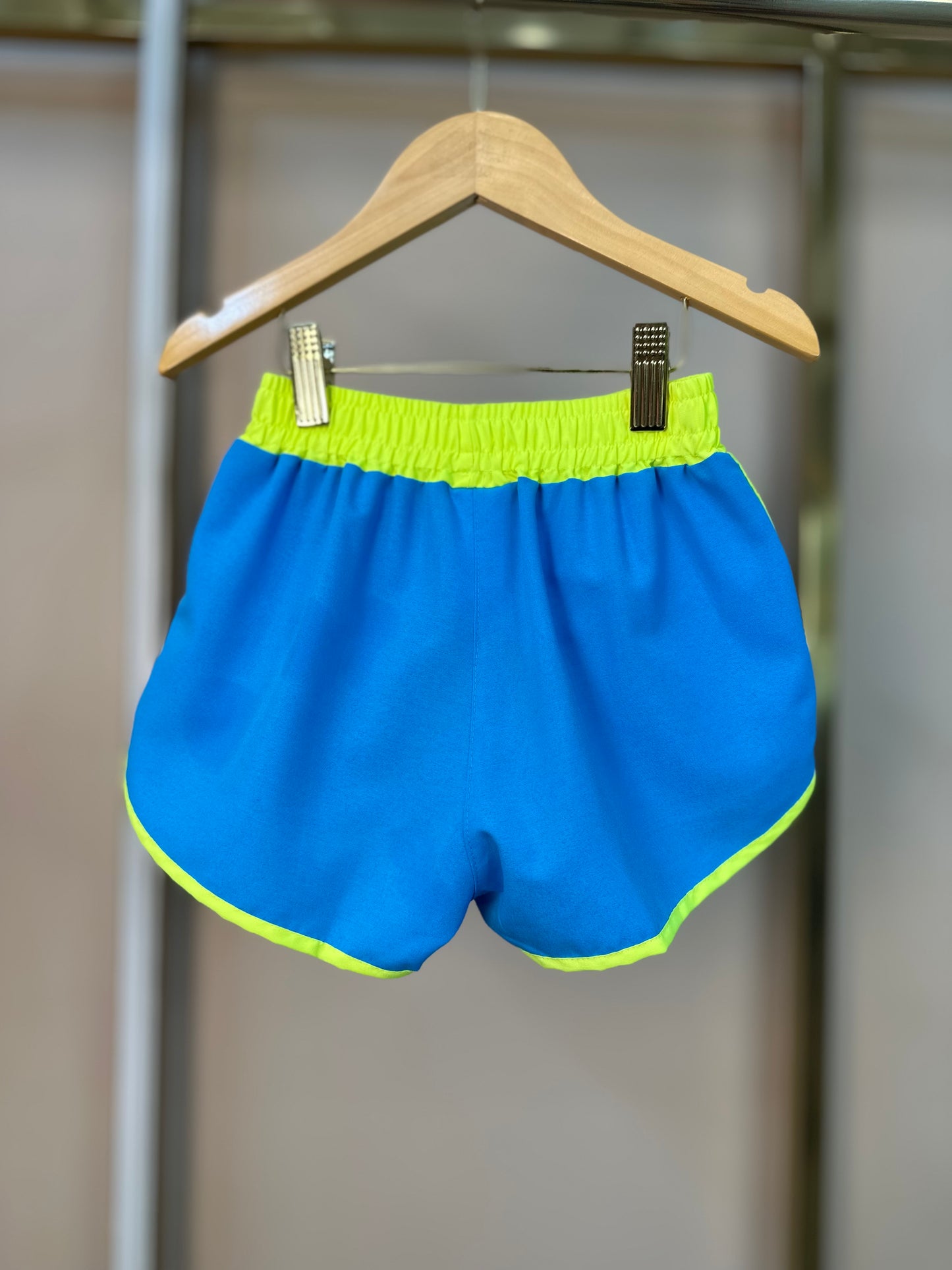 Shorts Infantil Letícia Cyan - Siri Kids
