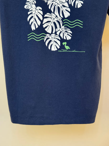 Camiseta Infantil Algodão Folhas - Dudes