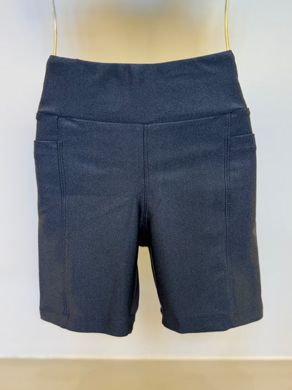 Conjunto Infantil Top Sara Trilobal Básico Preto e Bermuda Eloisa Trilobal Básico Preto - Siri Sport