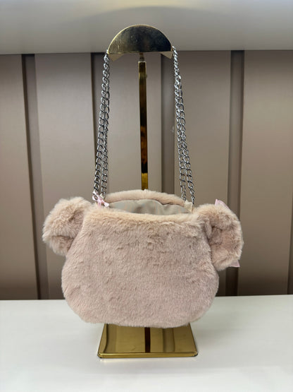 Bolsa Infantil Ursinho Teddy Bege - Gabriela Aquarela