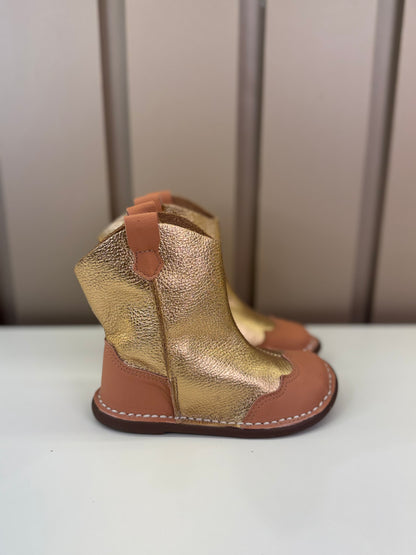 Bota Infantil Cow Peach e Cobre - Petit Cheval
