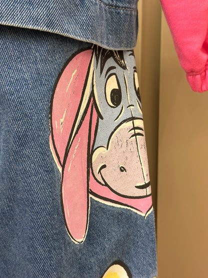 Conjunto Infantil Jaqueta Jeans Moletom Pooh e Calça Jeans Pooh - Animê Petite
